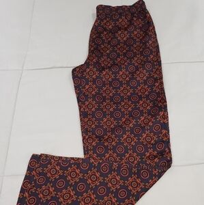 Club Monaco Women's Printed Twill Pull on Pants Retail $169 Size 6